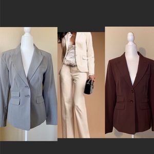 Victoria’s Secret brown and grey blazers